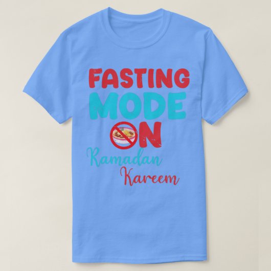 T-shirt Ramadan Mode Jeûne Sur Happy Ramadan Musulmans H (Design devant)