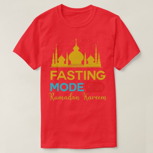 T-shirt Ramadan Mode Jeûne Sur Happy Ramadan Musulmans H (Design devant)