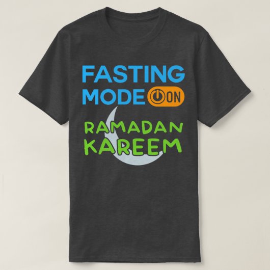 T-shirt Ramadan Mode Jeûne Sur Happy Ramadan Musulmans H (Design devant)