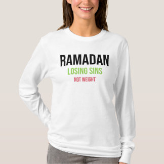 T-shirt Ramadan Perdre des péchés pas de poids