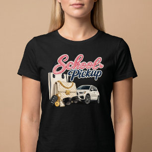 T-shirt Ramassage Scolaire Vie Busy Maman