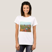 T-shirt Ramasser les fleurs dans un champ, Mary Cassatt (Devant entier)