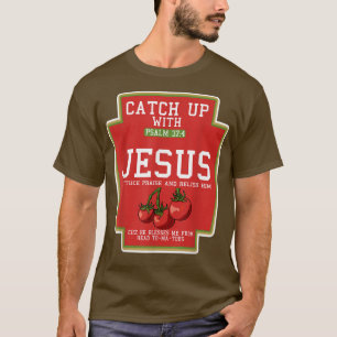 T-shirt Ramassez Avec Jésus Lazy Costume Halloween Pun Chr