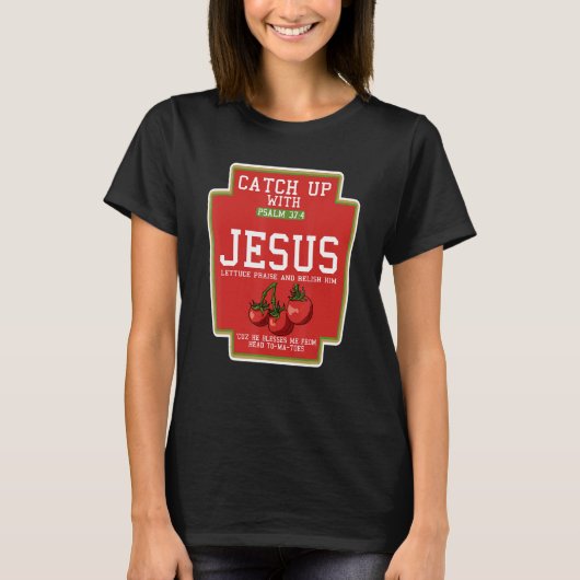 T-shirt Ramassez Avec Jésus Lazy Costume Halloween Pun Chr (Devant)