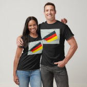 T-shirt Rame avec drapeau allemand (Unisexe)