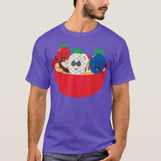 T-shirt Ramen Ananas 4 juillet Etats-Unis Patriotique