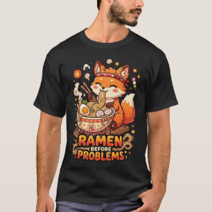T-shirt Ramen avant les problèmes Mignon Ramen Kawaii Amou