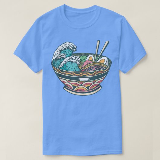 T-shirt Ramen Bowl Belle Art Nourriture Nouilles 1163 (Design devant)