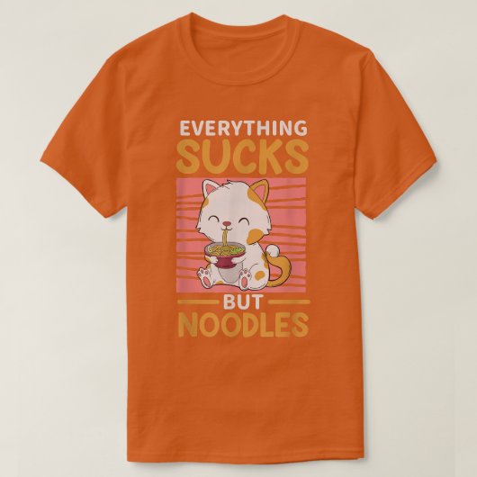 T-shirt Ramen Cat (Design devant)