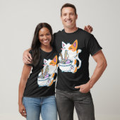 T-shirt Ramen Cat Kawaii Anime Otaku (Unisexe)