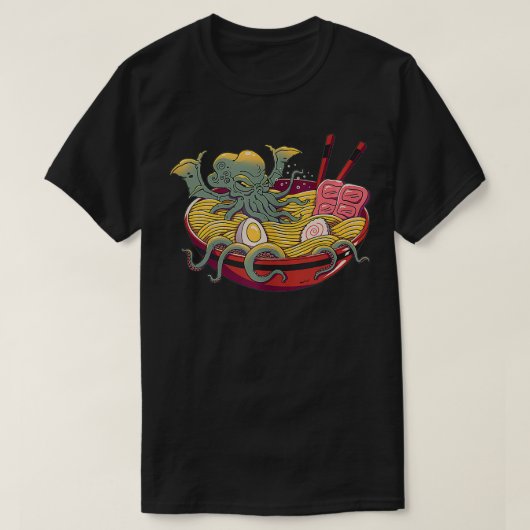 T-shirt Ramen Cthulhu (Design devant)