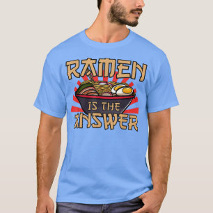 T-shirt Ramen Est La Réponse Style Rétro Japonais Vintage