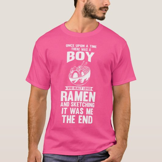 T-shirt Ramen Et Sketting (Devant)