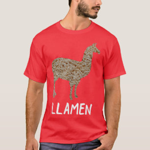 T-shirt Ramen Funny Llama Animal Pun Thème pour Japonais N