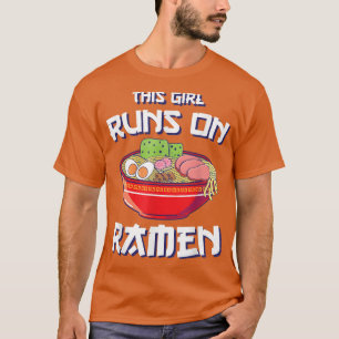 T-shirt Ramen Girls Japonaise Nourriture Cette Fille Coule