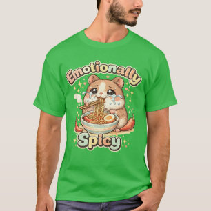 T-shirt Ramen Hamster Épicé Émotionnellement
