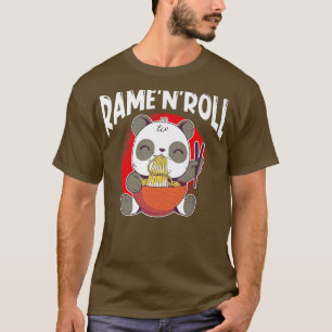 T-shirt Ramen Japon Kawaii Pun Panda de nouille Panda Prem