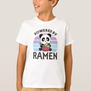 T-shirt Ramen Japonais nouilles Douce Panda Mange Ramen