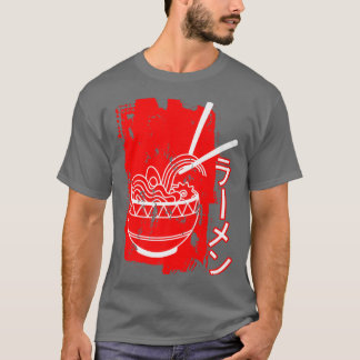 T-shirt Ramen Japonais Nourriture Japon nouilles Bowl Soup