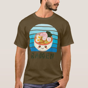 T-shirt Ramen Kawaii Bowl Japonais Ramen Noodles