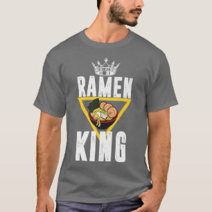 T-shirt Ramen King, Mignonne Anime Japonaise Pour Hommes, 