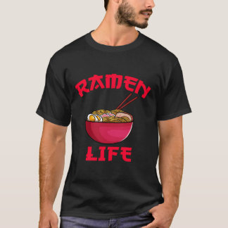 T-shirt Ramen Life Japonais Nouille Japonaise Cadeau Japon