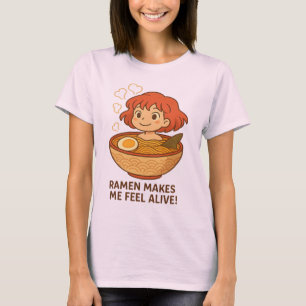 T-shirt Ramen Me Rend Vif Amoureux Drôle De Nouilles