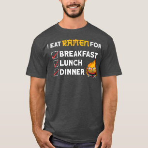 T-shirt Ramen Noodle Bowl Love Japonais Kawaii I Mange Ram