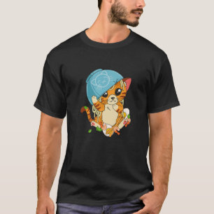 T-shirt Ramen Noodle Bowl Sur La Tête Du Japonais Kawaii 