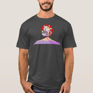 T-shirt Ramen Noodle Cat Kitty Kitten Feline Men Women Boy