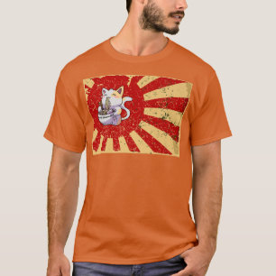 T-shirt Ramen Noodle Chat Kitty Kitten Feline Hommes Femme