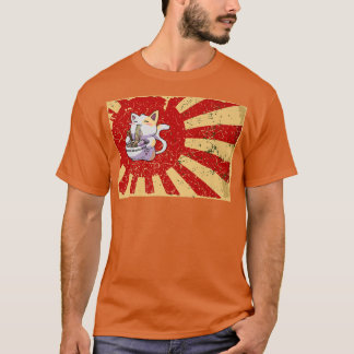 T-shirt Ramen Noodle Chat Kitty Kitten Feline Hommes Femme