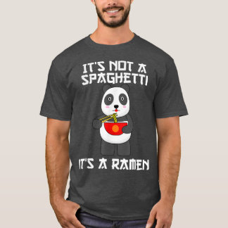 T-shirt Ramen Noodles Bowl Avec Baguettes & Panda Pour Bra