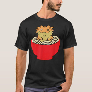 T-shirt Ramen Nouilles Dragon Barbu Lézard Reptile Barbu