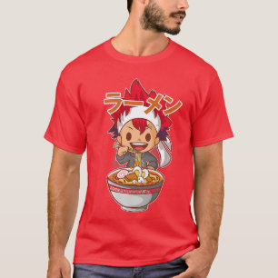 T-shirt Ramen Nourriture Guerres Anime, mignonne Anime Gar