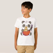 T-shirt Ramen Panda Cute (Devant entier)