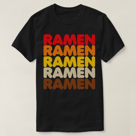 T-shirt Ramen Ramen Ramen (Design devant)