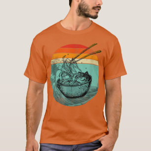 T-shirt Ramen Retro Style Vintage Anime merveille japonais