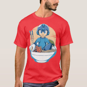 T-shirt Ramen Robot Bleu