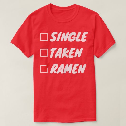 T-shirt Ramen simple prise 1534 (Design devant)