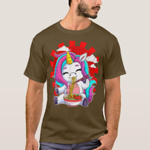 T-shirt Ramen Unicorn Kawaii Anime Japanese Food Gift Girl