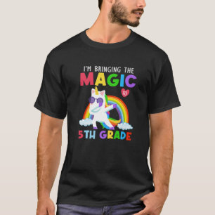 T-shirt Ramener La Magie À La 5H Des Filles Unicorne Retou
