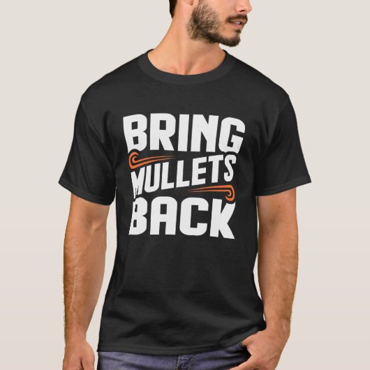 T-shirt Ramener Mullets Retour Pays - Graphique (Devant)
