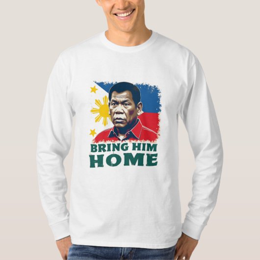 T-shirt Ramenez-Le À La Maison Supporter Digong Duterte (Devant)