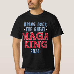T-shirt Ramenez Le Grand Roi Maga Fun Ulta Maga Desi