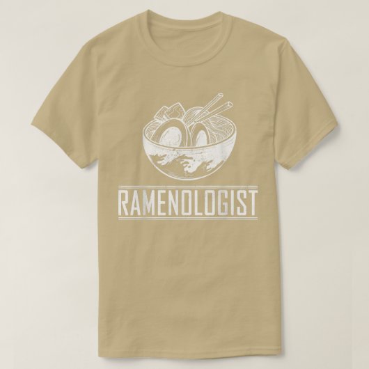 T-shirt Ramenologue drôle - Ramen (Design devant)