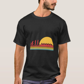 T-shirt Rameur Evolution Rameur Pagaïe Canoë Kayak