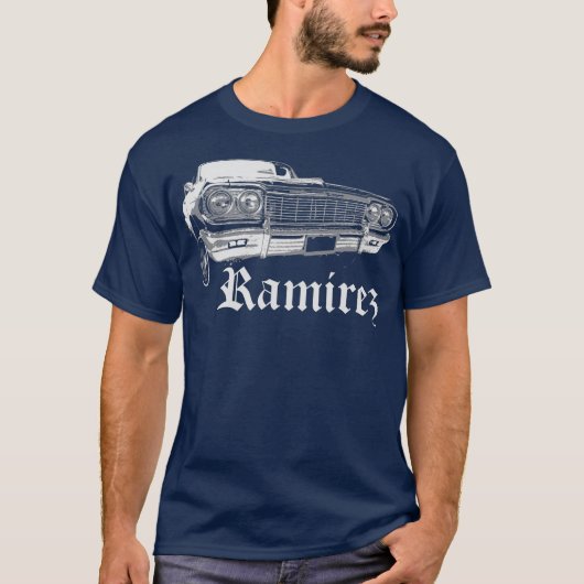 T-shirt Ramirez Lowrider Cali cadeau de réunion familiale (Devant)