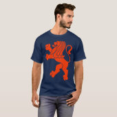 T-shirt Rampart du lion rouge (Devant entier)