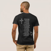 T-shirt Rampement de Pub de l'Irlande (Dos entier)